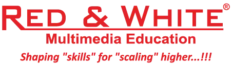 Red & White Multimedia Education