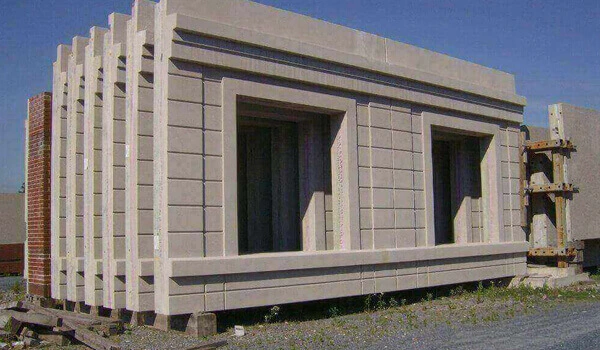 Precast concrete structure unit