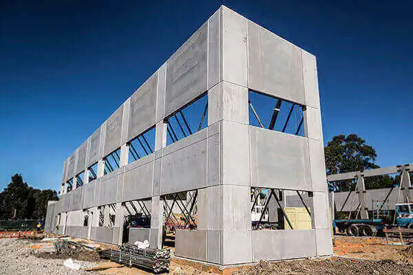 Multi-storey industrial precast building